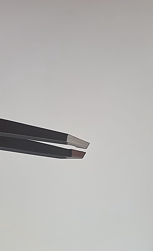 Belux Surgical Instruments - Pincettes d'épilation professionnelles - Wit - 9 cm - Set de 2