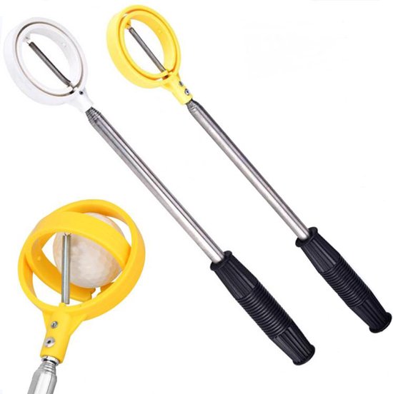 Golfbalhengel - Golfbal Hengel Geel - Golf Accessoires - Golfbal Retriever- Golf Spullen van FastFold — afbeelding 4