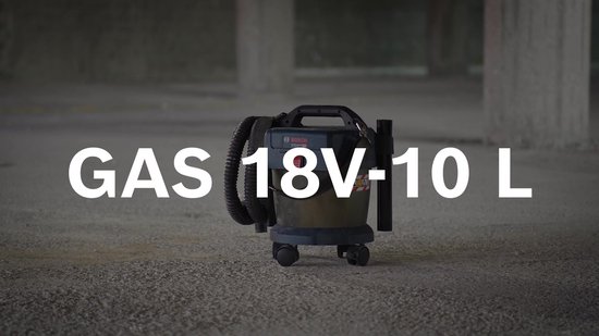 Bosch Professional GAS 18 V-10L Accu bouwstofzuiger - 10 liter - Zonder 18V accu en lader