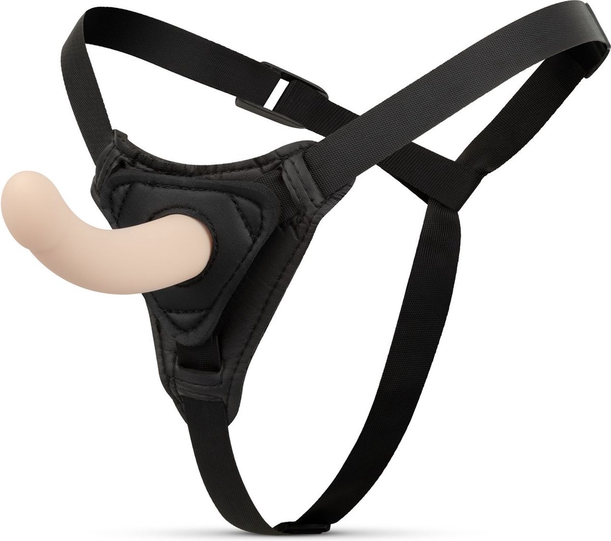 Goedkoopste Strap-On-Dildo met Harnas - Gebogen