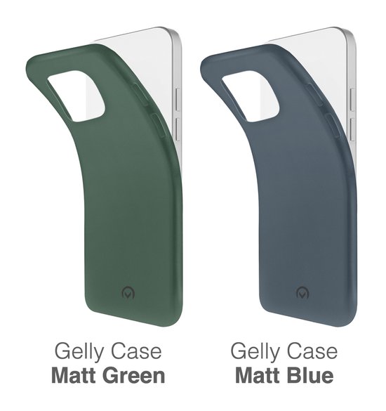 Coque Apple iPhone 11 - Mobilize - Série Rubber Gelly - Coque arrière en TPU - Blauw - Coque adaptée pour Apple iPhone 11