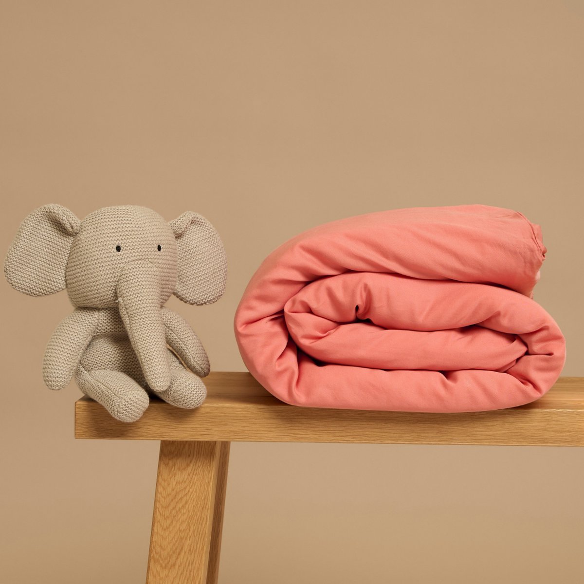 Coco & Cici - Kids - TENCEL Twill Dekbedovertrek Blush - 100x135 (zonder kussensloop)