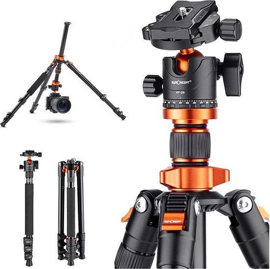 K&F Concept K254A3 + BH-28L reisstatief monopod
