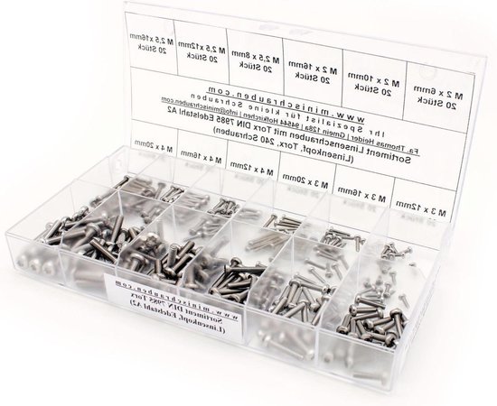 Dayalo 100 stuks houtschroeven M3 x 30 mm, kruiskop lenskopschroeven, plaatschroeven platte kop, roestvrij staal A2 V2A, volledige schroefdraad, met schroevendraaierbit