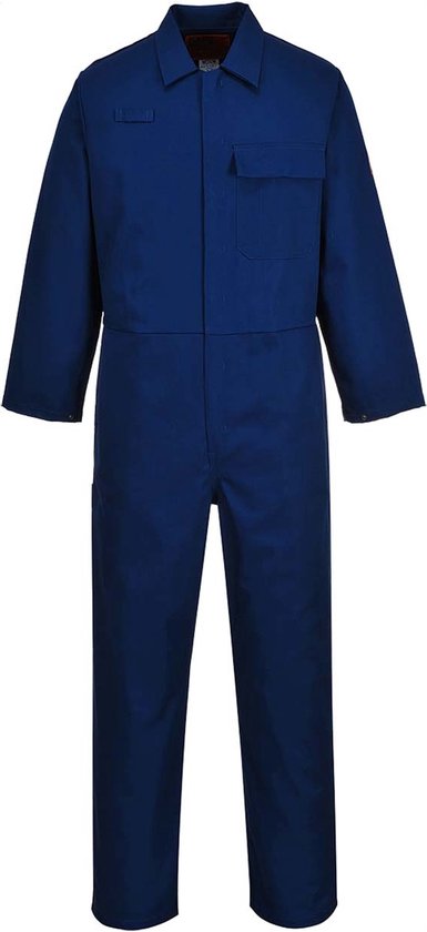 Portwest Bizweld Vlamvertragende Overall Size: L, Colour: Zwart, BIZ1BKRL