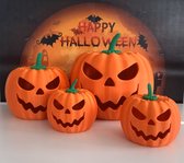 Halloween versiering. Type Large. Maat 20 cm. Pompoen. Decoratie. Decoratieve pompoen. LED verlicht, knipperend.
