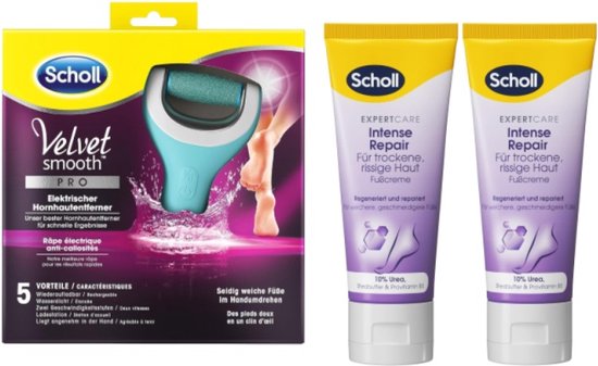 Foto: Scholl velvet smooth 75 ml scholl expertcare intensief regenererende voetcr me met 10 ureum voor zeer droge en gebarsten huid met ureum en provitamine b5 huidtolerantie dermatologisch getest voetverzorging huidverzorging scholl cream crem