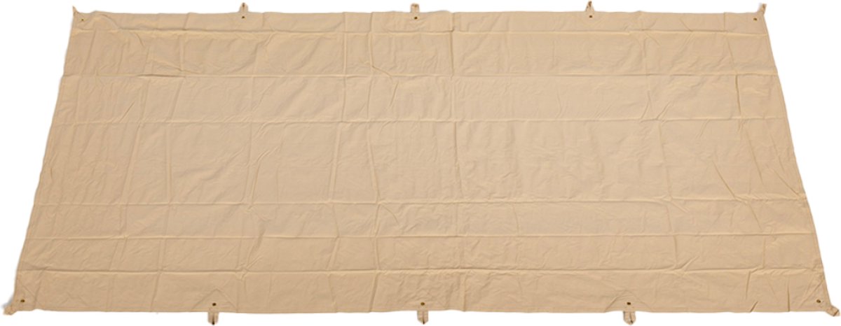 All Purpose Canvas Tarp - Rechthoekig 2x4m - Waterdicht, UV-bestendig en Duurzaam - Ideaal voor Kamperen, Bouwplaatsen en Bescherming van Buitenmeubilair - Versterkte Ringen voor Eenvoudige Bevestiging
