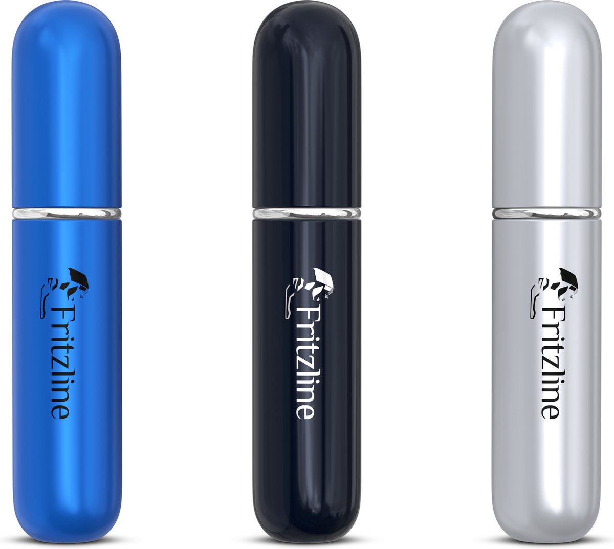 Goedkoopste Fritzline 3x Parfum Verstuiver - Navulbaar - Reisflesjes - Handbagage - Parfumverstuiver - Parfumflesje - Flesjes - Leeg