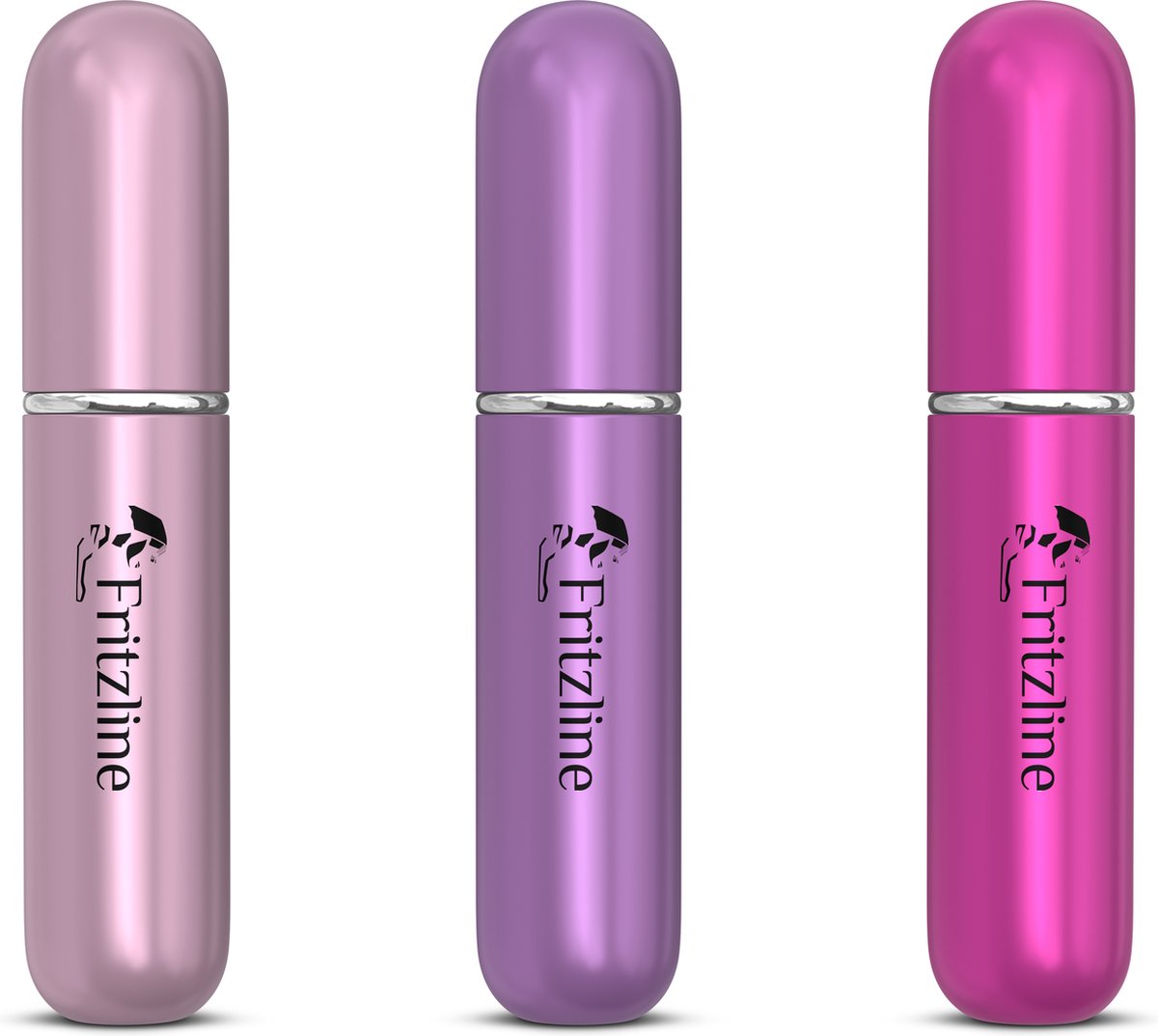 Goedkoopste Fritzline 3x Parfum Verstuiver - Navulbaar - Reisflesjes - Handbagage - Parfumverstuiver - Flesjes Leeg