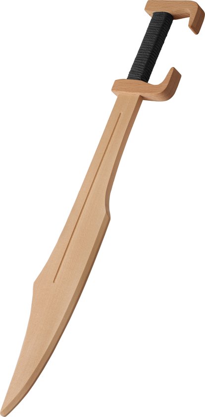 WOODSY ® Spartaans zwaard voor kinderen, 57 cm lang, echt beukenhout, ridderzwaard, speelgoed, carnaval, middeleeuws WOODSY ® spartan