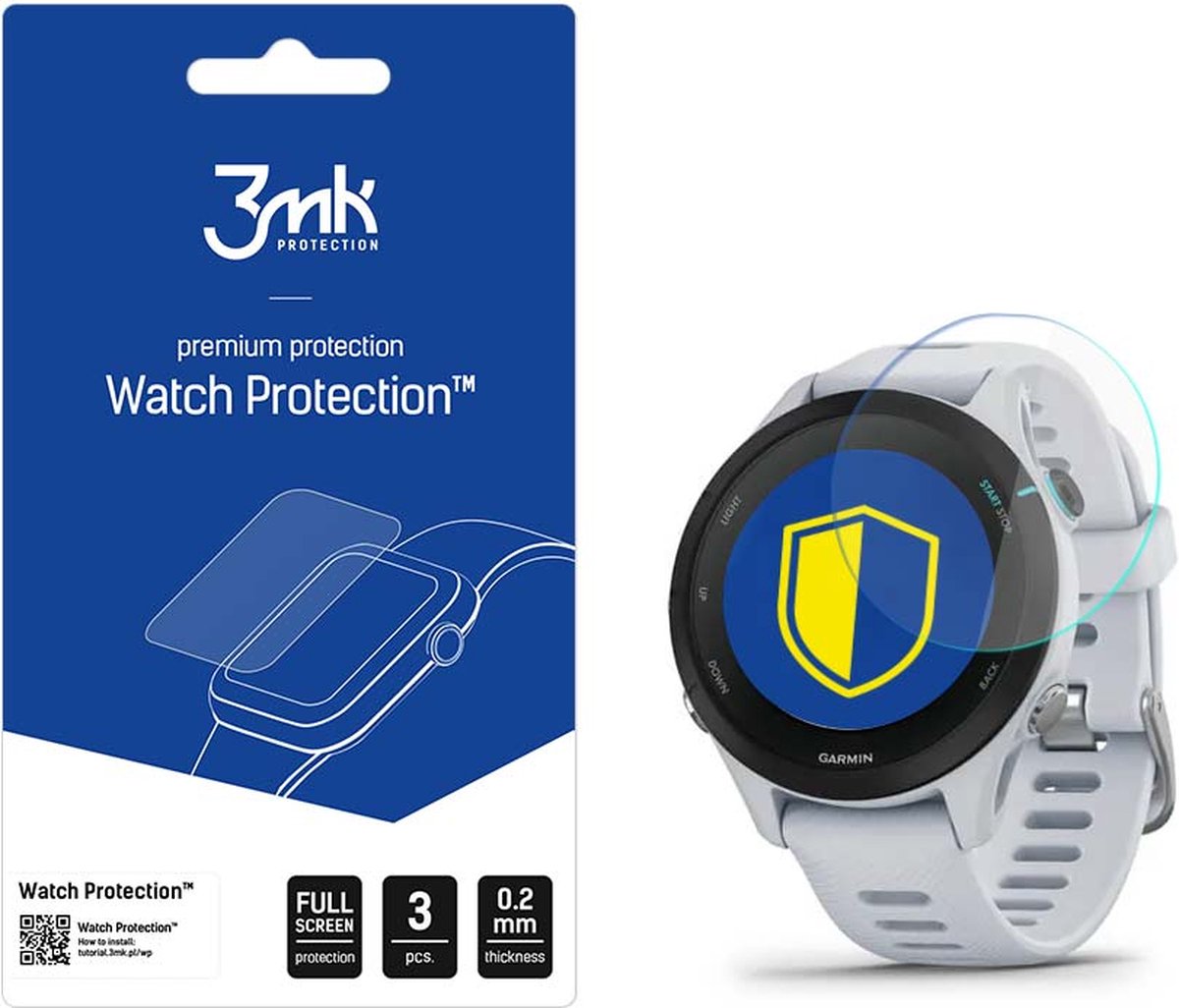 Garmin Forerunner 255s Music - 3mk Watch Protection v. FlexibleGlass Lite