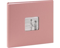 Fotoalbum insteekalbum - SecaDesign Vita roze - 100 foto's 10x15 - Fotoboek - Memo