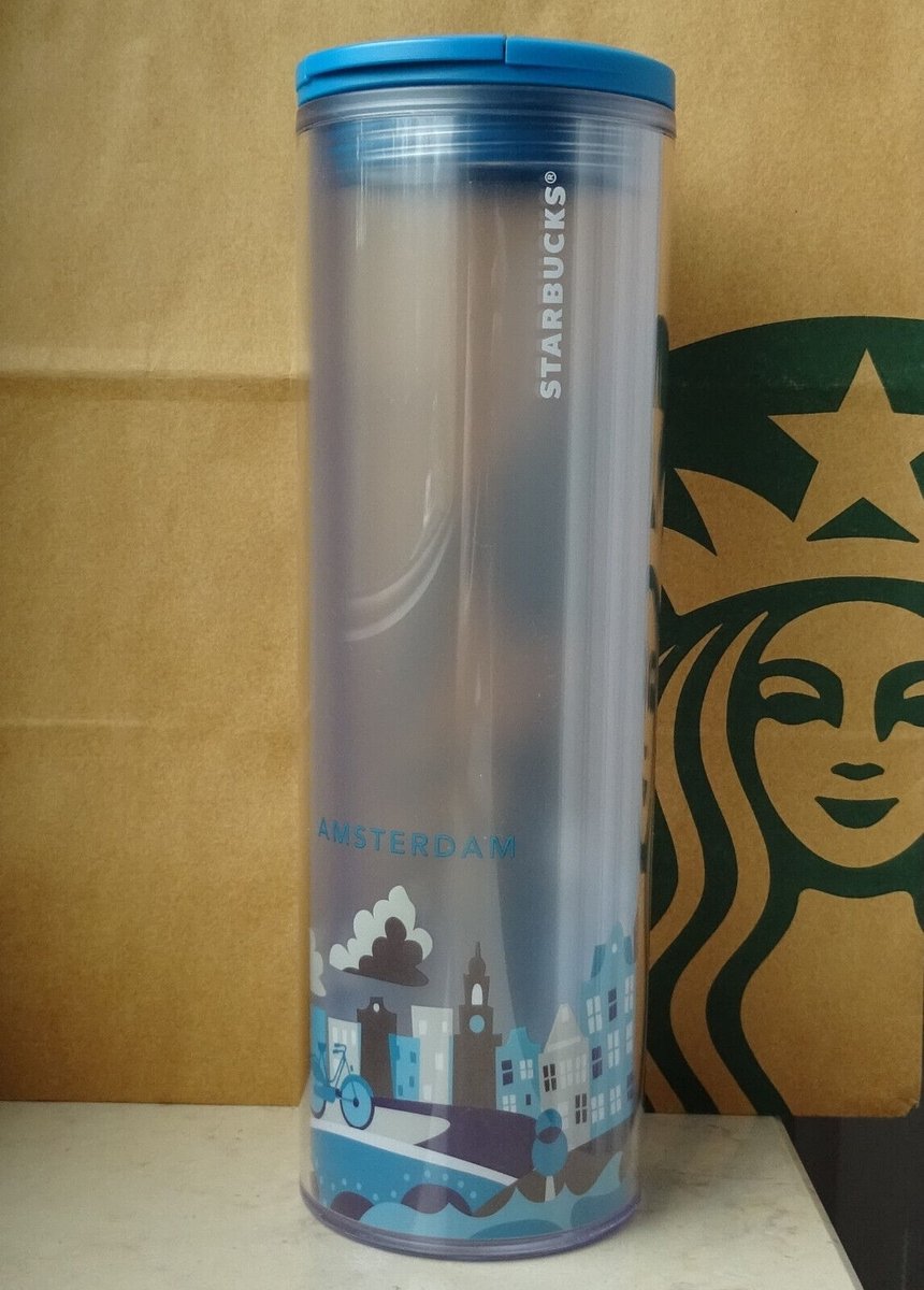 Starbucks Amsterdam Tumbler - Herbruikbare cup voor ijskoude dranken -  473ml | bol