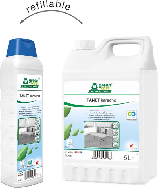 Green Care | Tanet Karacho | Tapijtreiniger en Vloerreiniger | Jerrycan 5 liter