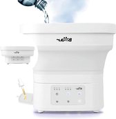Bol.com Luchtbevochtiger Opvouwbare 4L Top Fill Draagbare luchtbevochtiger met aromadiffuserdisc - 360° mondstuk met nachtlampje... aanbieding