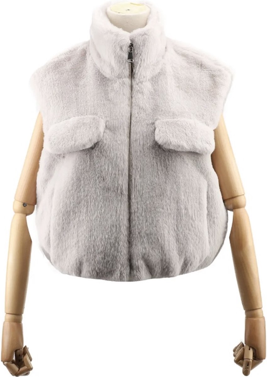 Bodywarmer Teddy - Beige