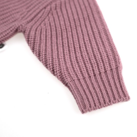 Gebreid Wollen Baby Vestje - Merinowol - Haze 56