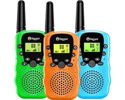 Squago Walkie talkie 3 stuks - Voor Kinderen & Volwassenen - WalkieTalkie