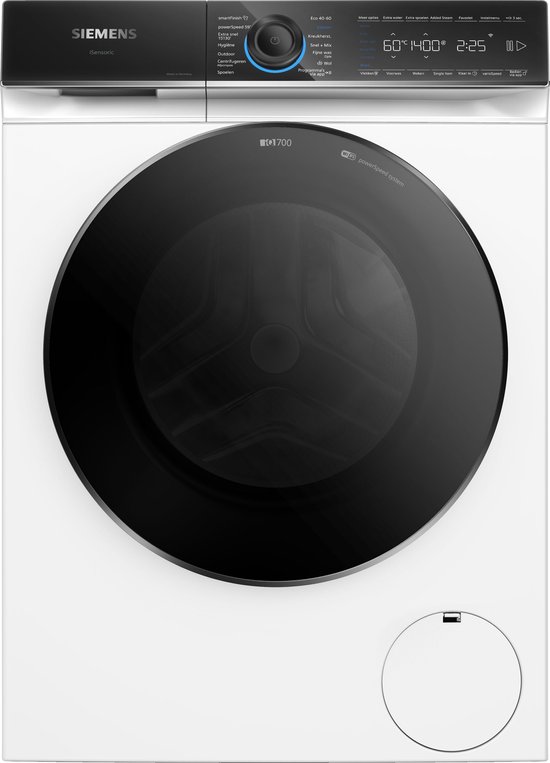 Siemens WG54B20CNL - iQ700 - Wasmachine - 10 kg - 1400 rpm - 40% zuiniger dan Energielabel A - Zeer stil - smartFinish vermindert kreukels tot 50% -Home Connect