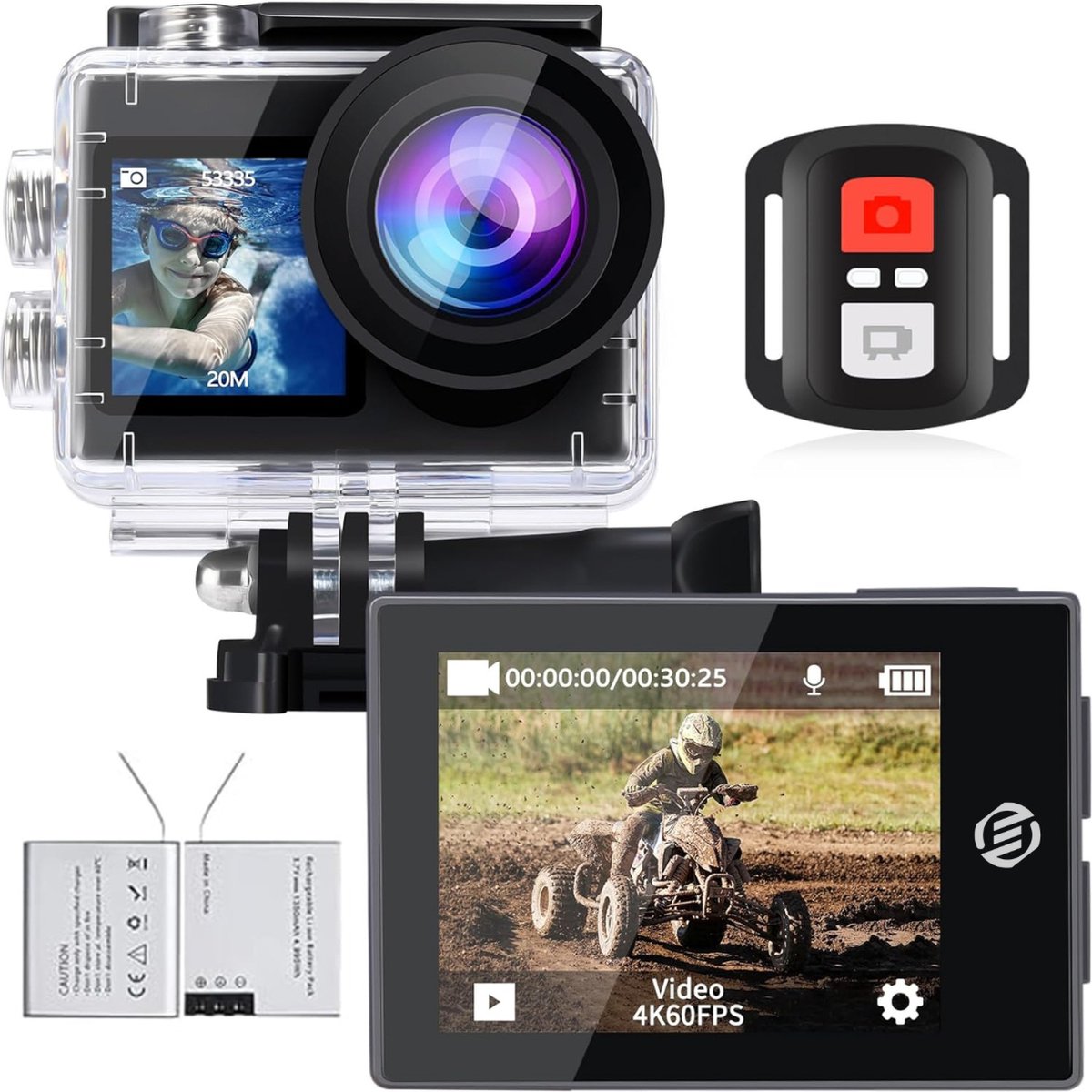 Equivera Vlog Camera - Digitale Camera - Video Camera - Vlog Camera voor Beginners - Geschikt voor YouTube en TikTok