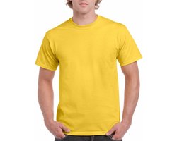 Geel katoenen shirt voor volwassenen 2XL (44/56)