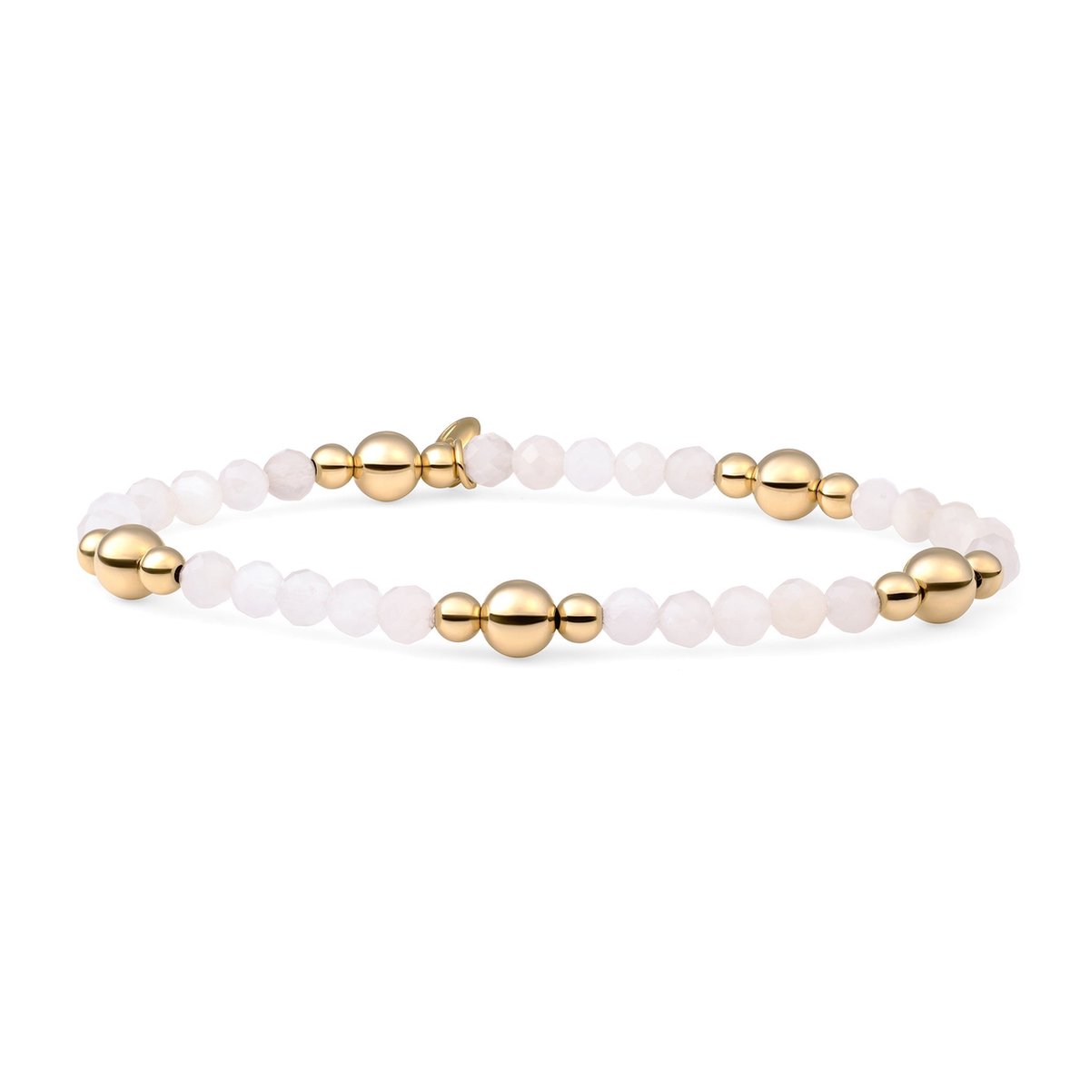 Sparkling Jewels Armband Moonstone Bold Mix - Gold BLK01G-G54