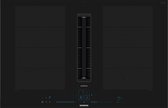 Siemens EX877NX68E kookplaat Zwart Ingebouwd 80 cm Inductiekookplaat zones 4 zone(s) Inbouw afzuigkap