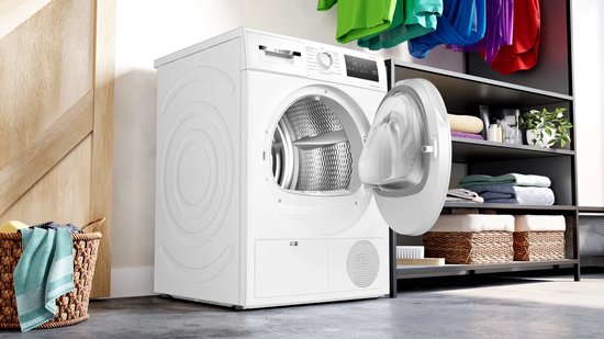 Bosch Series 4 WTH8300DFR Sèche-linge Autonome Chargement frontal 8 kg A++ Wit