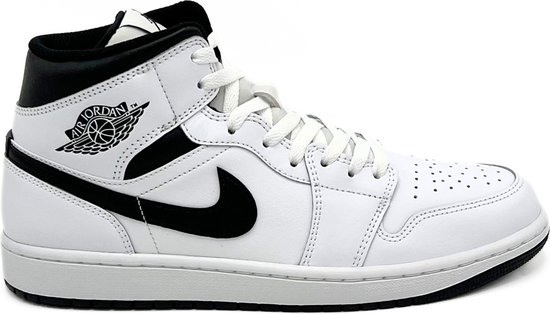 Air Jordan Mid Reverse Panda Heren Sneakers Schoenen Wit