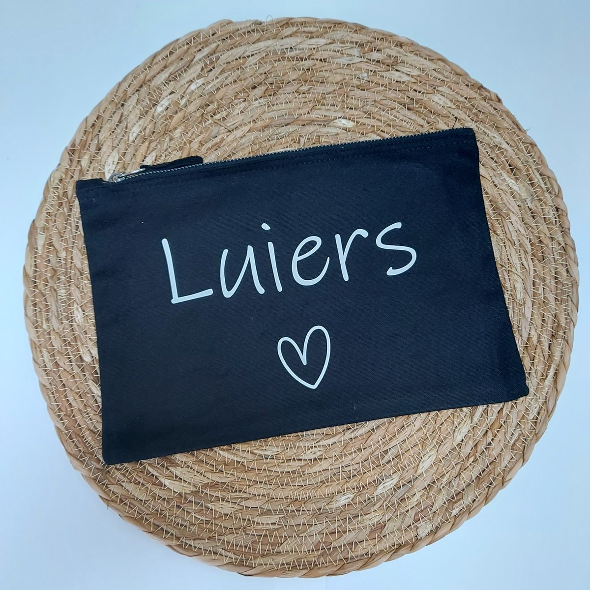 Het blije snoetje - organizer luiertas - luiers - etui - luiertas - Organizer zakje mombag / luiertas- kraamcadeau - Zwart