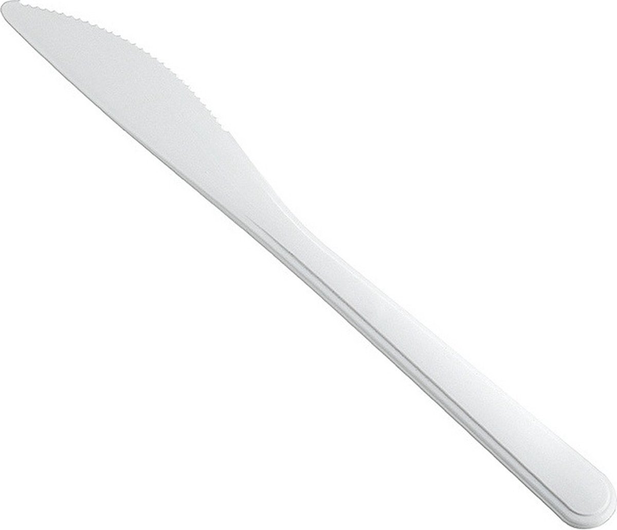 Mes Herbruikbaar Hercules 185mm Off-white PPMF - 50 stuks