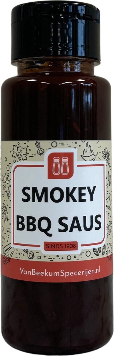 Van Beekum Specerijen - Smokey BBQ Saus - Knijpfles 250 ml