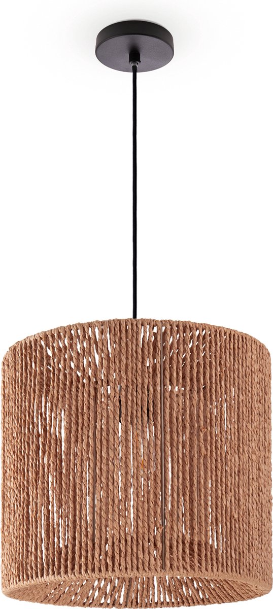 Paco HomeHanglamp Eettafel Papier Boho Hanglamp Eetkamer Lamp E27 Rotan