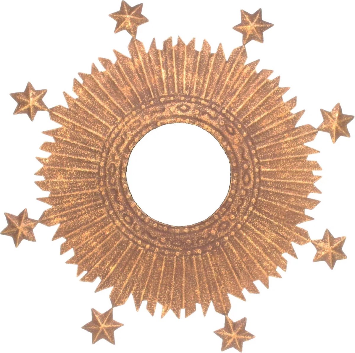 Spiegel Zon met 8 sterren 35 cm