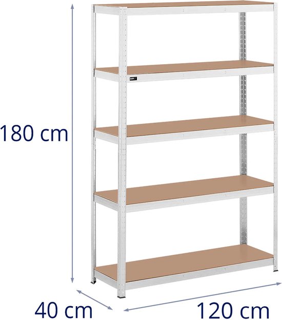 Kraftmeister opbergrek metaal 120 cm zwart kopen