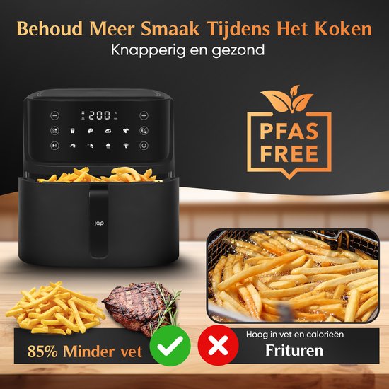 Hyundai Electronics – Digitale Airfryer XXL – Hetelucht friteuse – 6.2 Liter – Hyundai
