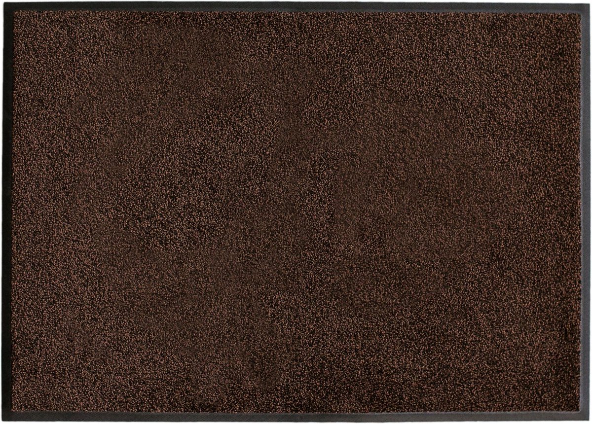 LogoMatz schoonloopmat Iron Horse 40cm x 60cm Bruin Zwart - vuil absorberend - water absorberend - wasbaar