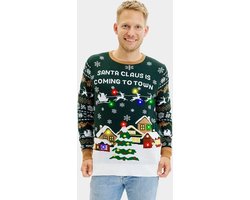 Foute Kersttrui met Lichtjes Dames & Heren - Lampjes - Christmas Sweater LED 