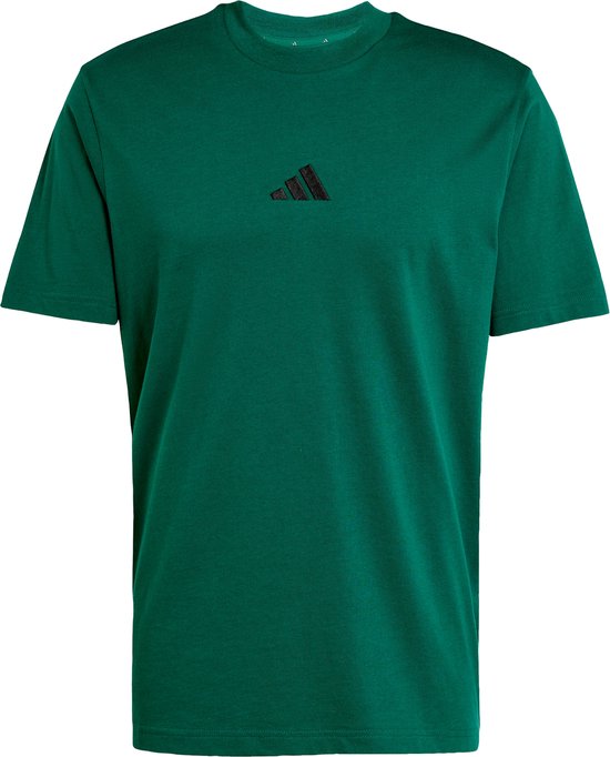 adidas Sportswear T-shirt jersey petit logo Essentials - Hommes - Vert - XL
