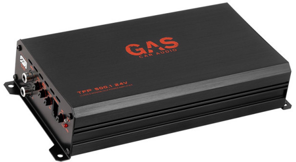 Gas Audio Power 1-kanaals 24v Mono Auto Versterker voor Subwoofers en Speakers Krachtige Audio
