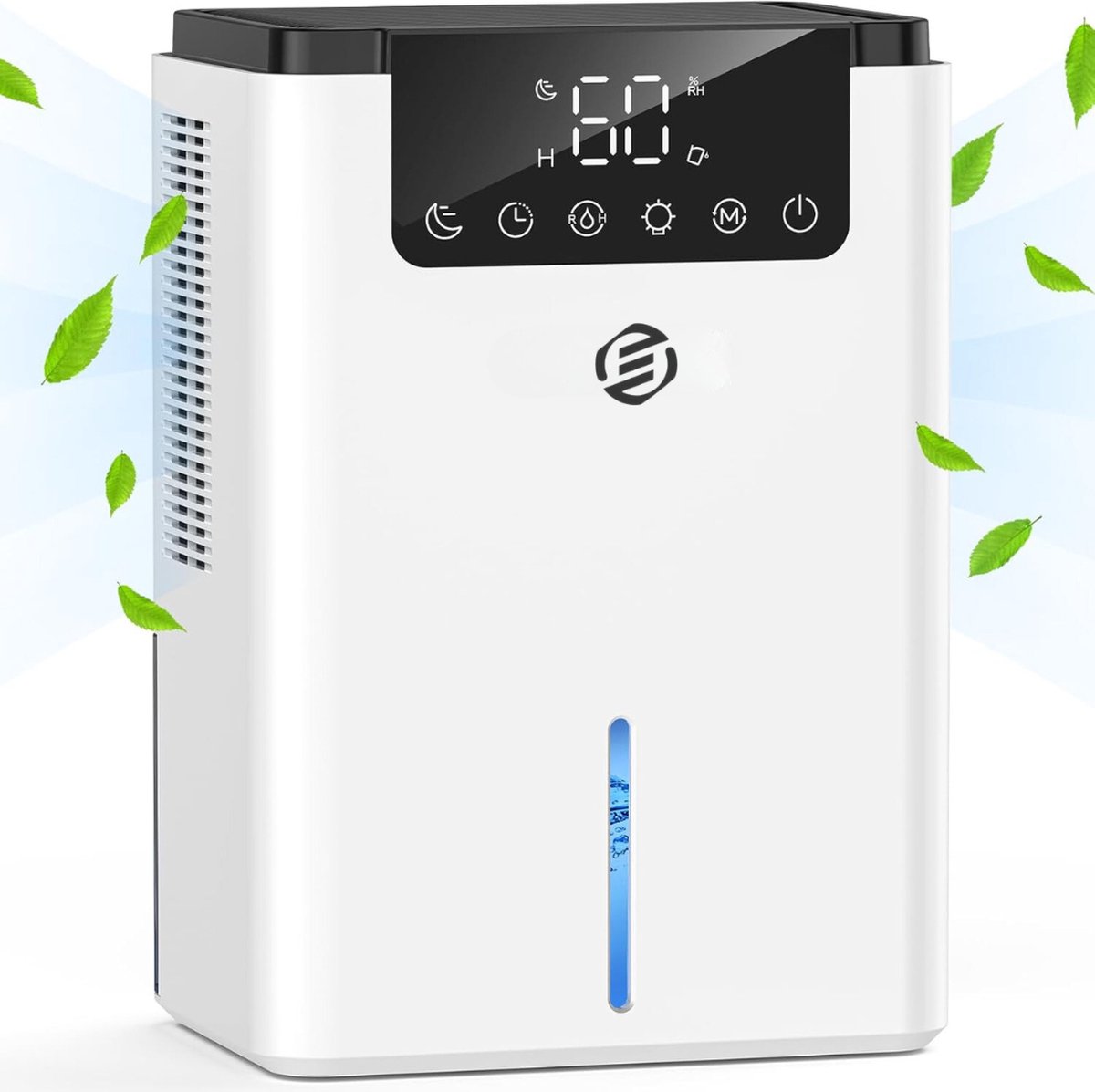 Equivera Vochtvreter Electrisch - Ontvochtiger - Ontvochtiger Huis - Ontvochtiger Kelderruimte - Luchtontvochtiger - luchtontvochtiger en luchtreiniger