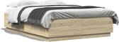 vidaXL-Bedframe-bewerkt-hout-sonoma-eikenkleurig-140x200-cm