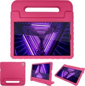 imoshion Tablet Hoes Kinderen - Geschikt voor Lenovo Tab M10 HD (2nd gen) - Kidsproof Backcover met handvat - Roze