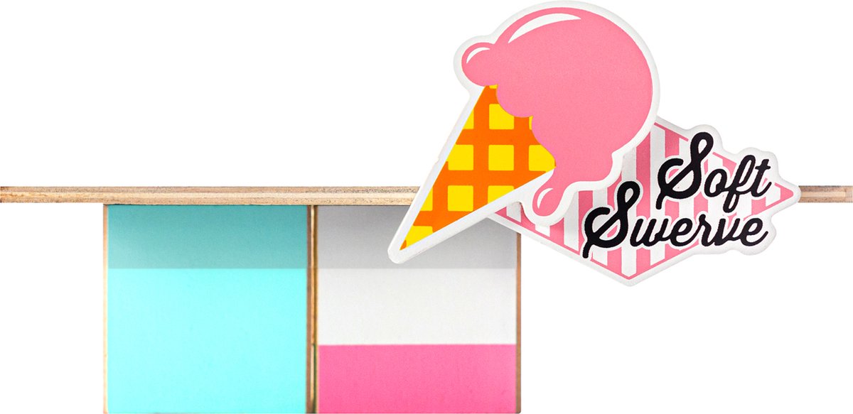 CANDYLAB Houten Die-Cast Speelgoedauto - Ice Cream Shack - Candycar World