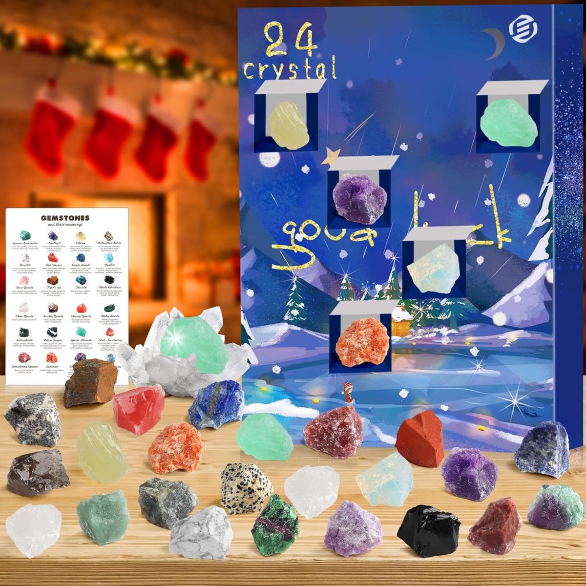Equivera Adventskalender 2024 - Adventskalender - Kalender - Kerst - Kerst Advenstkalender blauw