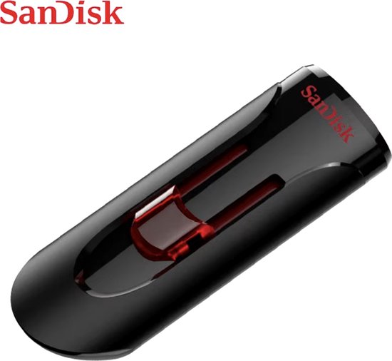 SanDisk 256GB Cruzer Glide USB 2.0 Flash Drive - SDCZ60-256G-B35, Black