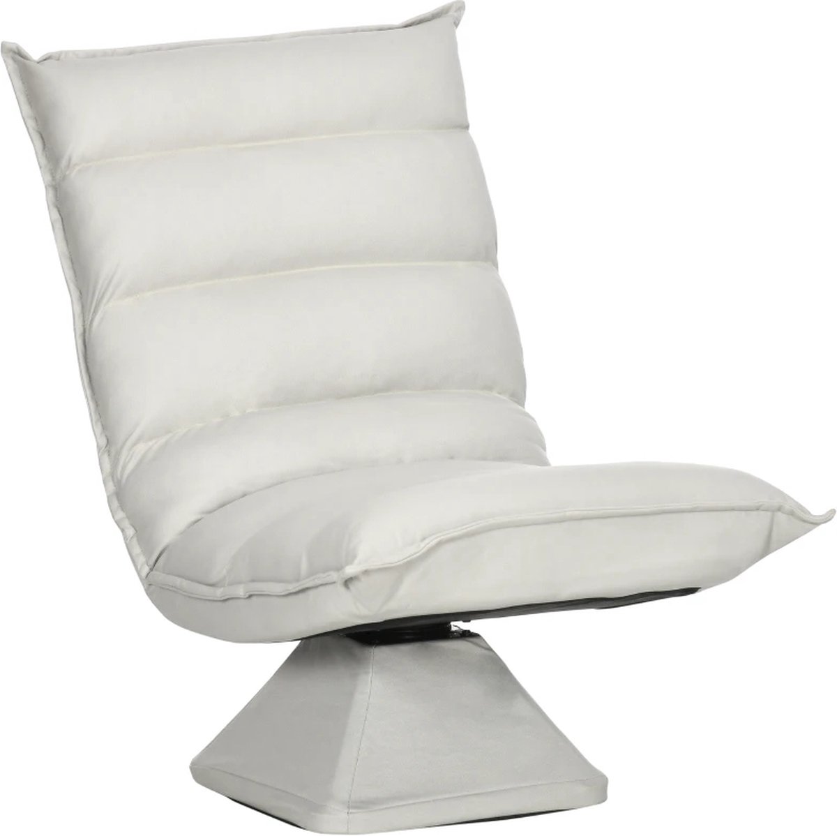 Fauteuil - Relaxzetel - Relaxstoel - Relaxfauteuil - Stoel - Voor één Persoon - Lichtgrijs