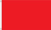 Drapeau rouge 150 x 90 cm