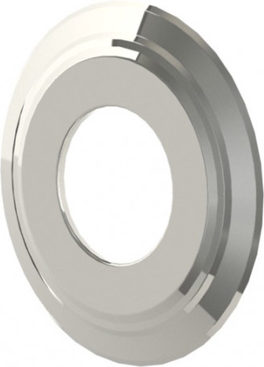 OPSINOX EWTB Kachelbuis enkelwandig inox Schouwplaat (R) Ø125mm